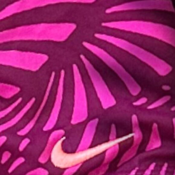 Nike Pink Padded Top One Piece Swim Suit - Picture 3 of 4